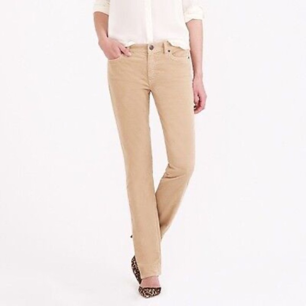 J Crew women’s off-white corduroy pants